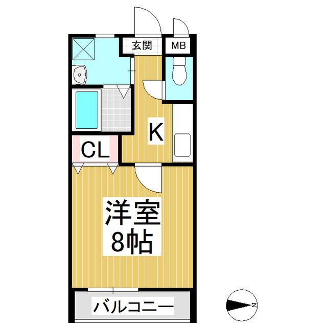 EXCIMA(1K/1階)の間取り写真