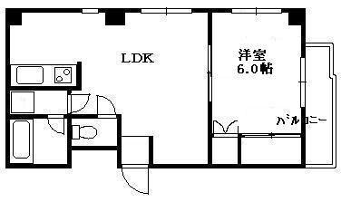 トレシア南大泉(1LDK/1階)の間取り写真