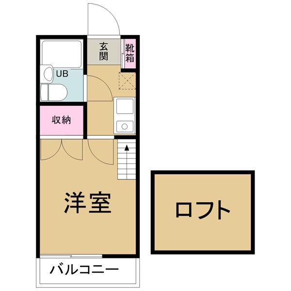 リード岡崎日名南(1K/1階)の間取り写真