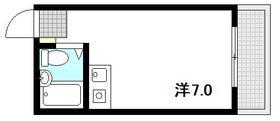 ポーネグリフ(ワンルーム/3階)の間取り写真