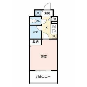 プライムアーバン日本橋茅場町(1K/4階)の間取り写真