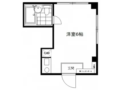 レモネード三田(ワンルーム/3階)の間取り写真