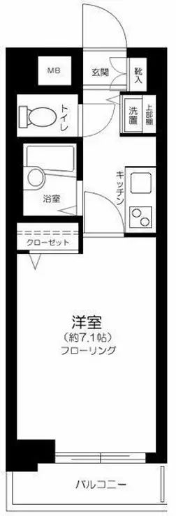 Verona池袋本町Lusso 1階階 間取り