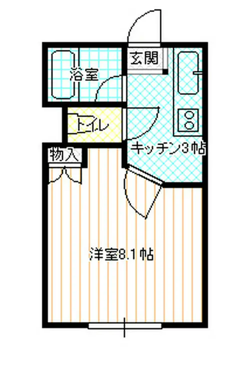 バルパレーアトリエII 3階階 間取り