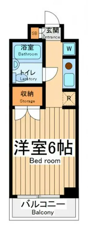 ソレイユ相模原 3階階 間取り