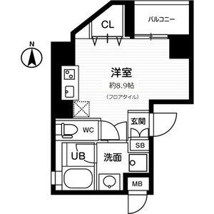 AVANTI JOHOKU(ワンルーム/8階)の間取り写真