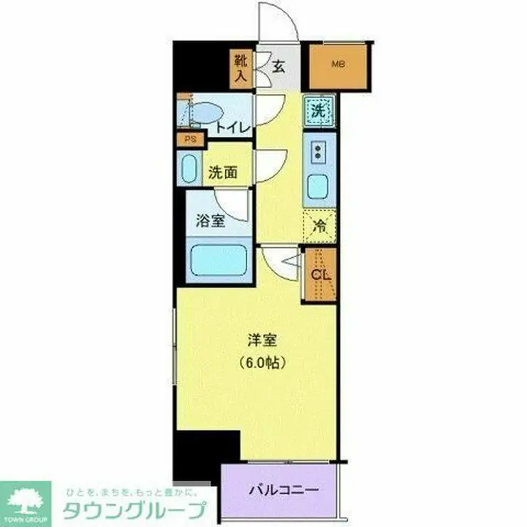 ルフレ プレミアム新小岩 2階階 間取り