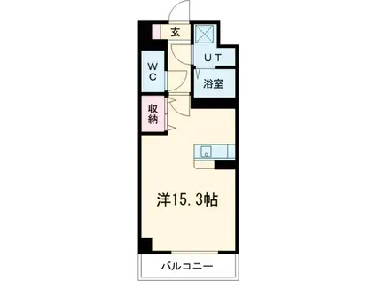 S-FORT宇都宮南大通(ワンルーム/10階)の間取り写真