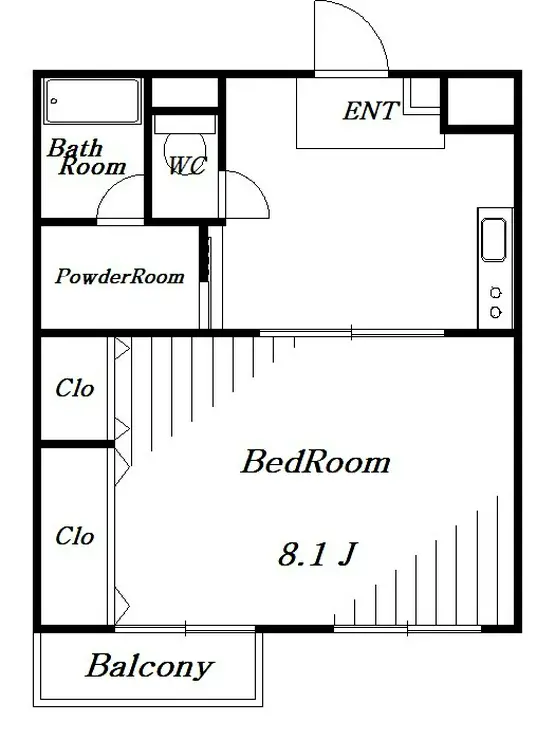 べんてん千葉 1階階 間取り
