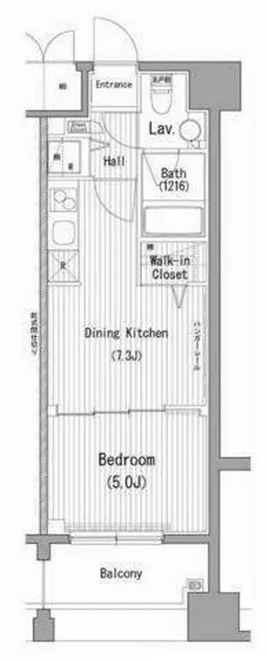 ガーラ・プレシャス横濱関内 8階階 間取り