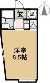 ハートインカヤバ(ワンルーム/2階)の間取り写真