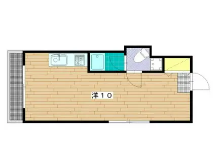 ISOビル(ワンルーム/7階)の間取り写真
