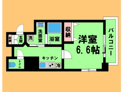 THE RESIDENCE SHIGAHONDORI(1K/10階)の間取り写真