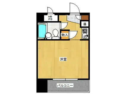 ロマネスク平尾第3(ワンルーム/11階)の間取り写真