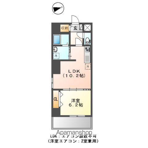 八広4丁目店舗マンション工事(1LDK/3階)の間取り写真