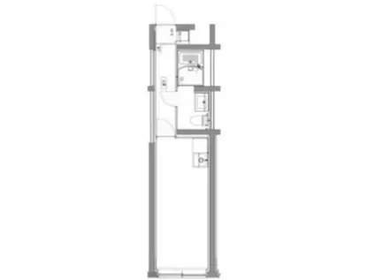 ジェノヴィア大山(ワンルーム/4階)の間取り写真