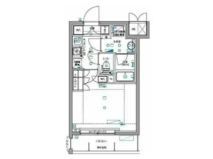 パティーナ大森(1K/1階)の間取り写真