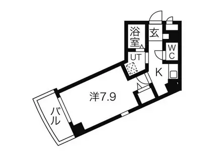 TS DREAM(1K/6階)の間取り写真