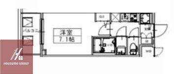 S-RESIDENCE天満GRACIS(1K/2階)の間取り写真