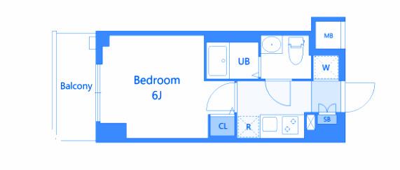 S-RESIDENCE妙蓮寺(1K/5階)の間取り写真