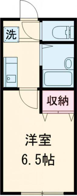 メゾンシャトーI(1K/1階)の間取り写真