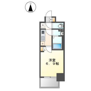 メイクスアート黒川(1K/2階)の間取り写真
