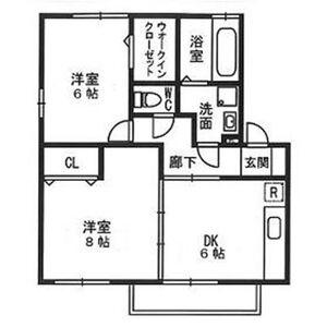 RIZIERE(2DK/2階)の間取り写真