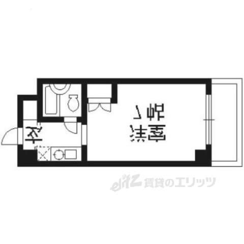 フォレスト(1K/2階)の間取り写真