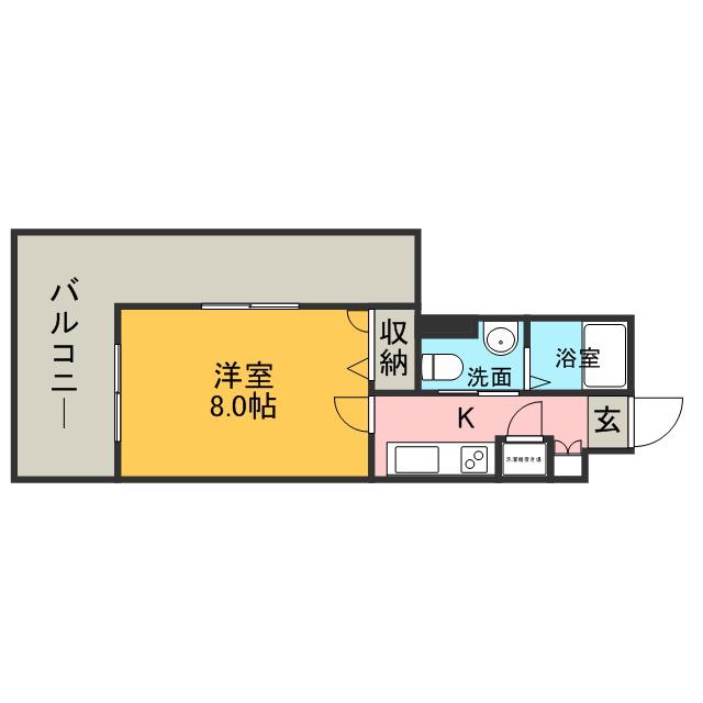 CLUB ORIENT NO70 HARBOR サウス TOWER(1K/19階)の間取り写真