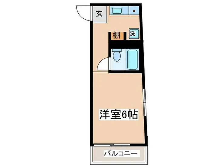 ベルトピア生田 4階階 間取り