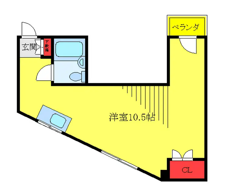 KSKサンパール 3階階 間取り