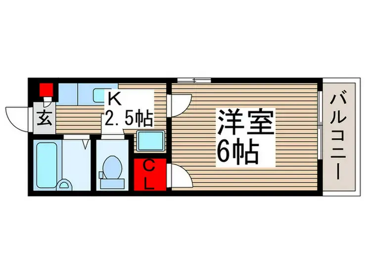 サンモールパル秋津 1階階 間取り