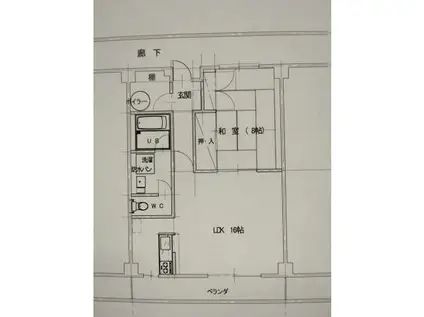 ALLEMANDE(1LDK/3階)の間取り写真