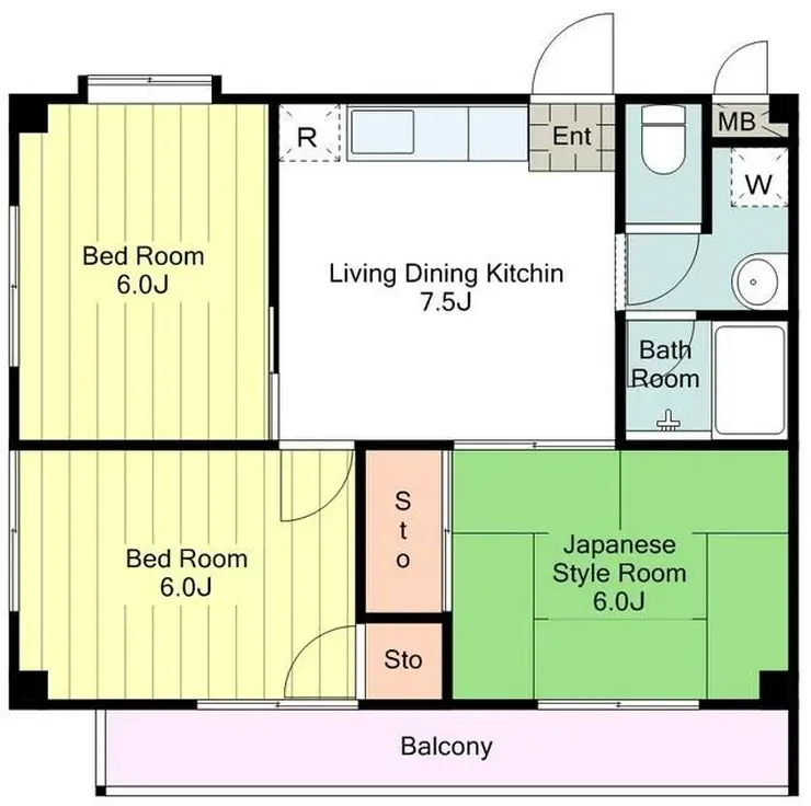 オリエンタルホーム木村 2階階 間取り