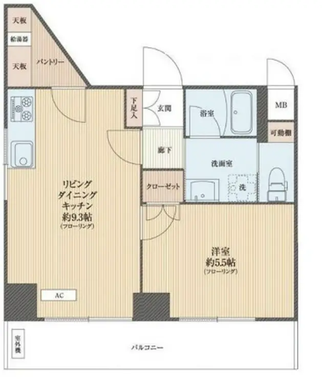 ライオンズマンション花壇代官山 10階階 間取り