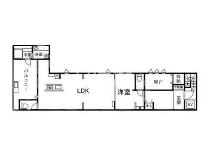 スタイルII(2LDK/3階)の間取り写真