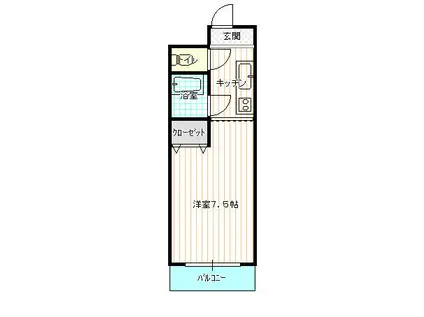 メゾンラベンダー16番館(1K/3階)の間取り写真