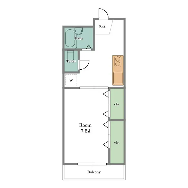 サン・ハニー駒沢 3階階 間取り
