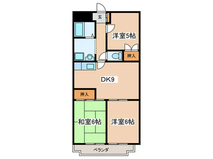 メルベーユ湘南 3階階 間取り