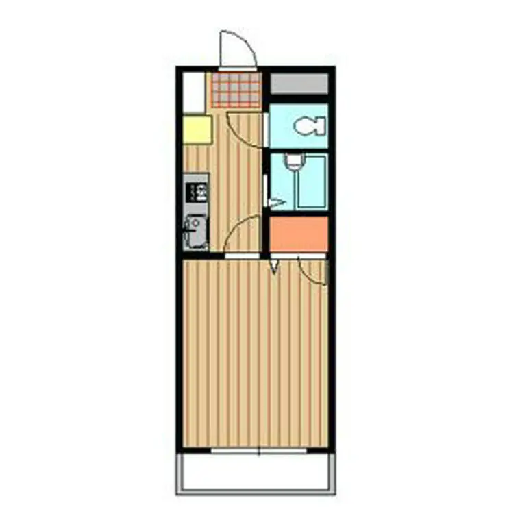 サンライズ・新城 5階階 間取り
