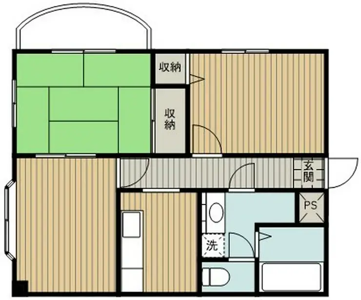 クイーンズハイツ金明 3階階 間取り
