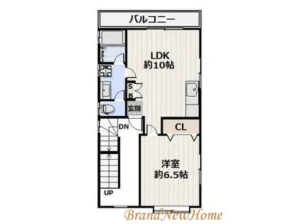 WINZ COURT(1LDK/3階)の間取り写真