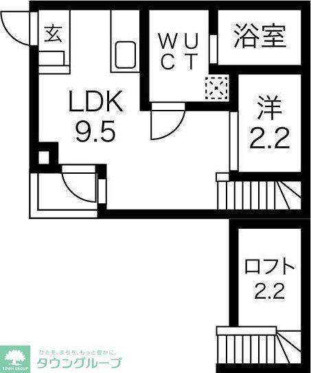 REX新栄(1SLDK/2階)の間取り写真