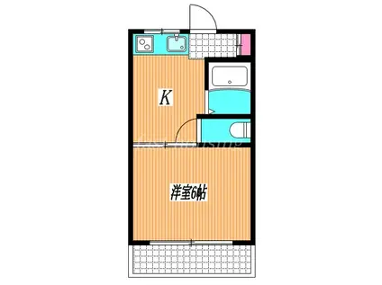 サンコーポ(1K/2階)の間取り写真