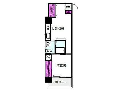 ネクストステージ都島(1LDK/2階)の間取り写真