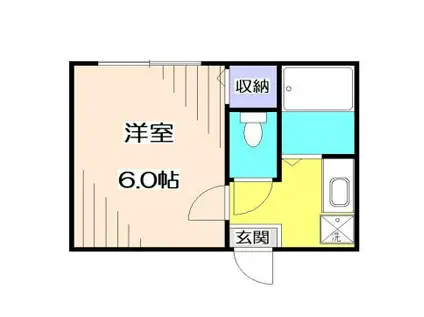 AIFORT.新桜台(1K/2階)の間取り写真