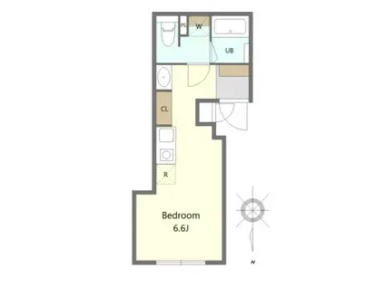 ショウケン ヴィラ玉川学園2(ワンルーム/2階)の間取り写真