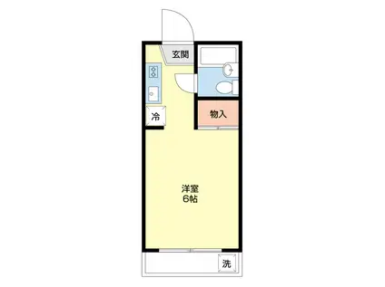 第十三安藤マンション(1K/4階)の間取り写真