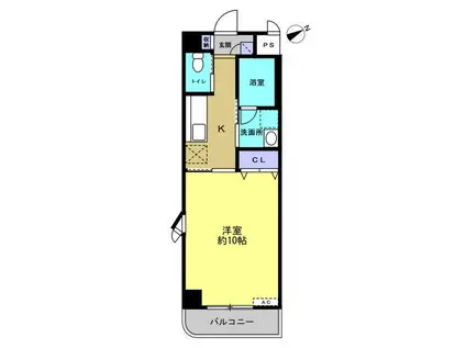 タンネンバウムIII(1K/6階)の間取り写真