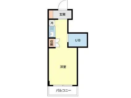 トップ磯子第3(ワンルーム/3階)の間取り写真
